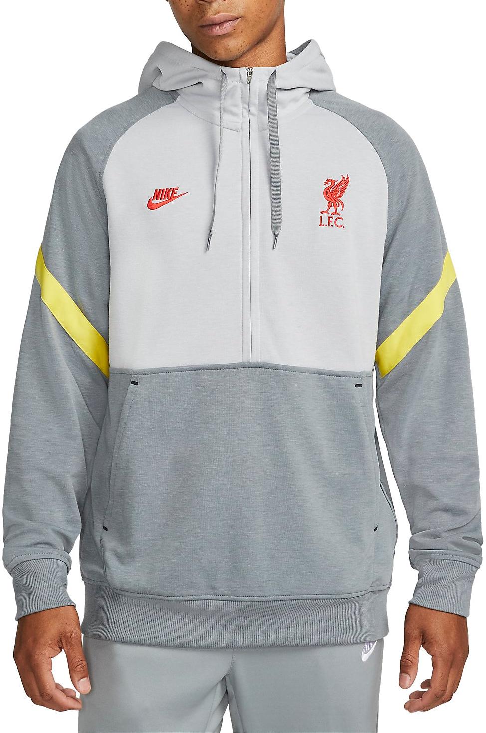 Суитчър Nike FC Liverpool Two-Tone Full-Zip Hoodie Сиво | db7824-016, 0