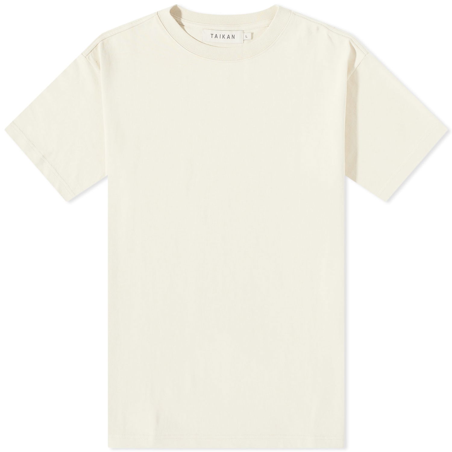 Тениска TAIKAN Plain Heavyweight Бежово | TT0001-CRM, 0