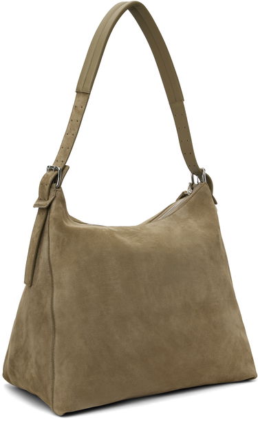 Чанта през рамо LEMAIRE Lemaire Belted Suede Shoulder Bag Зелено | BG0144 LL0125, 2