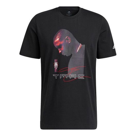 Тениска adidas Originals T-Shirt Character Printing Athleisure Casual Sports Short Sleeve Черно | HS8515, 0