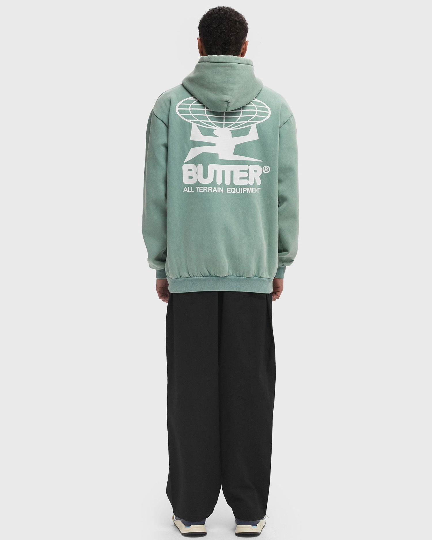 Суитчър Butter Goods All Terrain Pullover Hoodie Зелено | P20175, 1