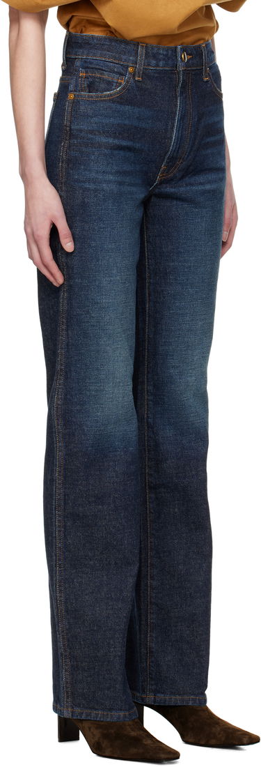 Дънки Khaite KHAITE Danielle Stretch Jeans Синьо | 1032916010, 1