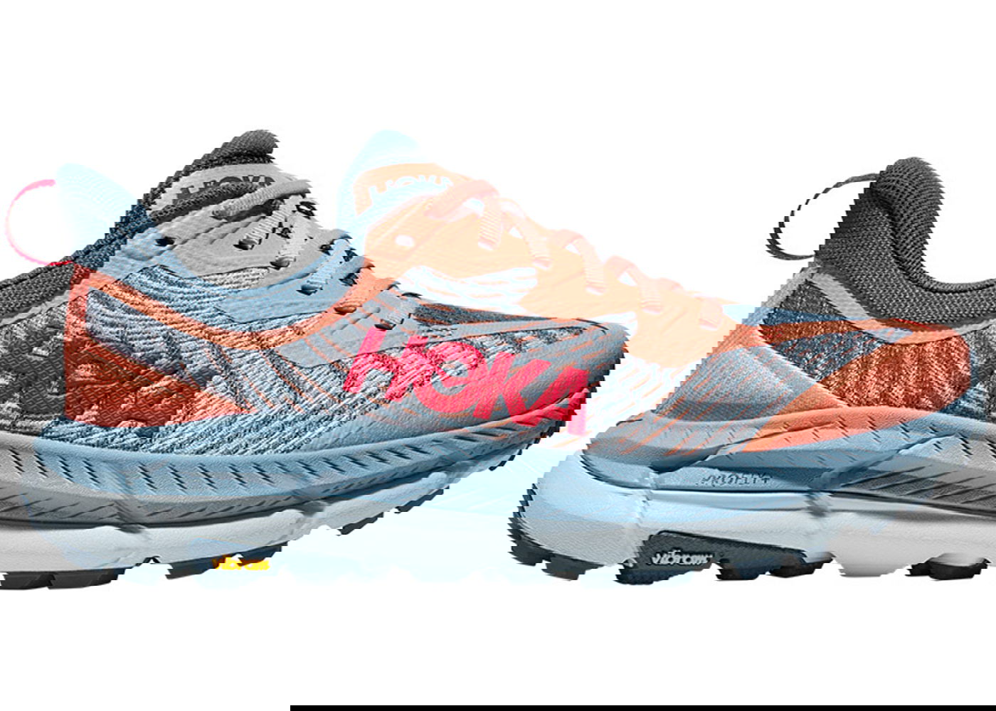 Кецове и обувки Hoka One One Mafate Speed 4 Papaya Real Teal (Women's) Сиво | 1131056-PPYR, 0