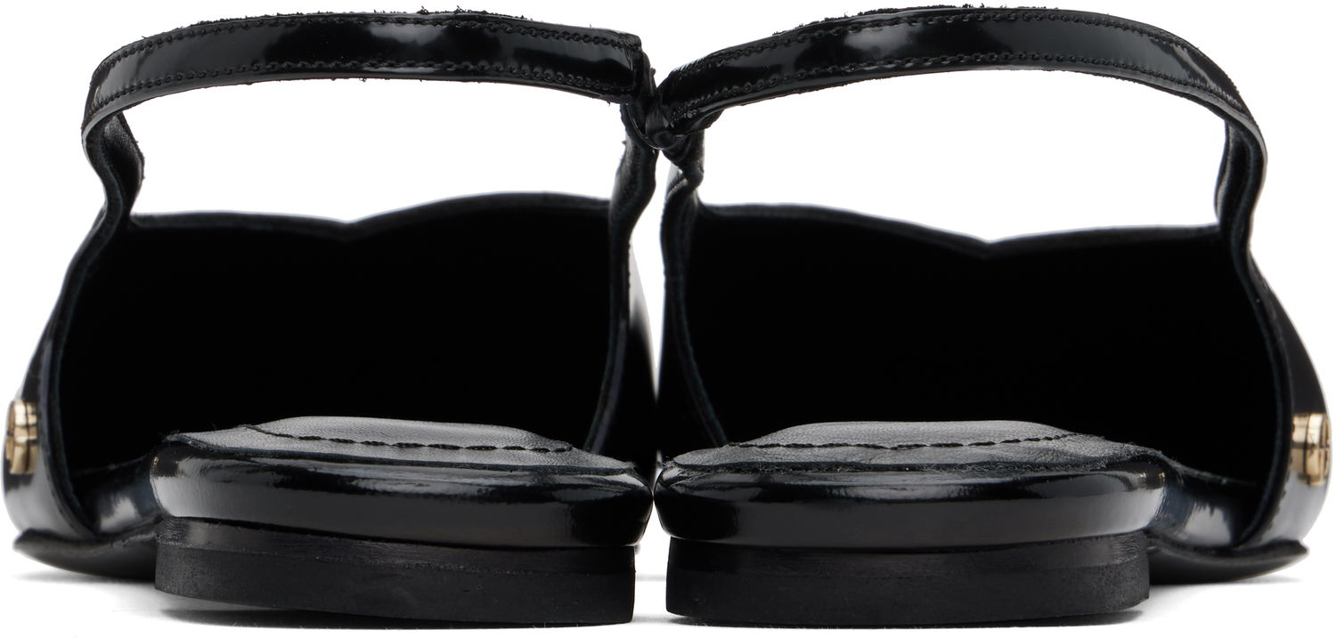 Кецове и обувки Anine Bing Elena Slingback Ballerina Flats Черно | A-14-10263-050, 1