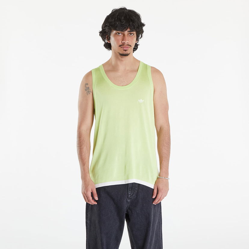 Потник adidas Originals Wales Bonner x Knit Vest Semi Frozen Yellow/ Chalk White Жълто | IZ1890