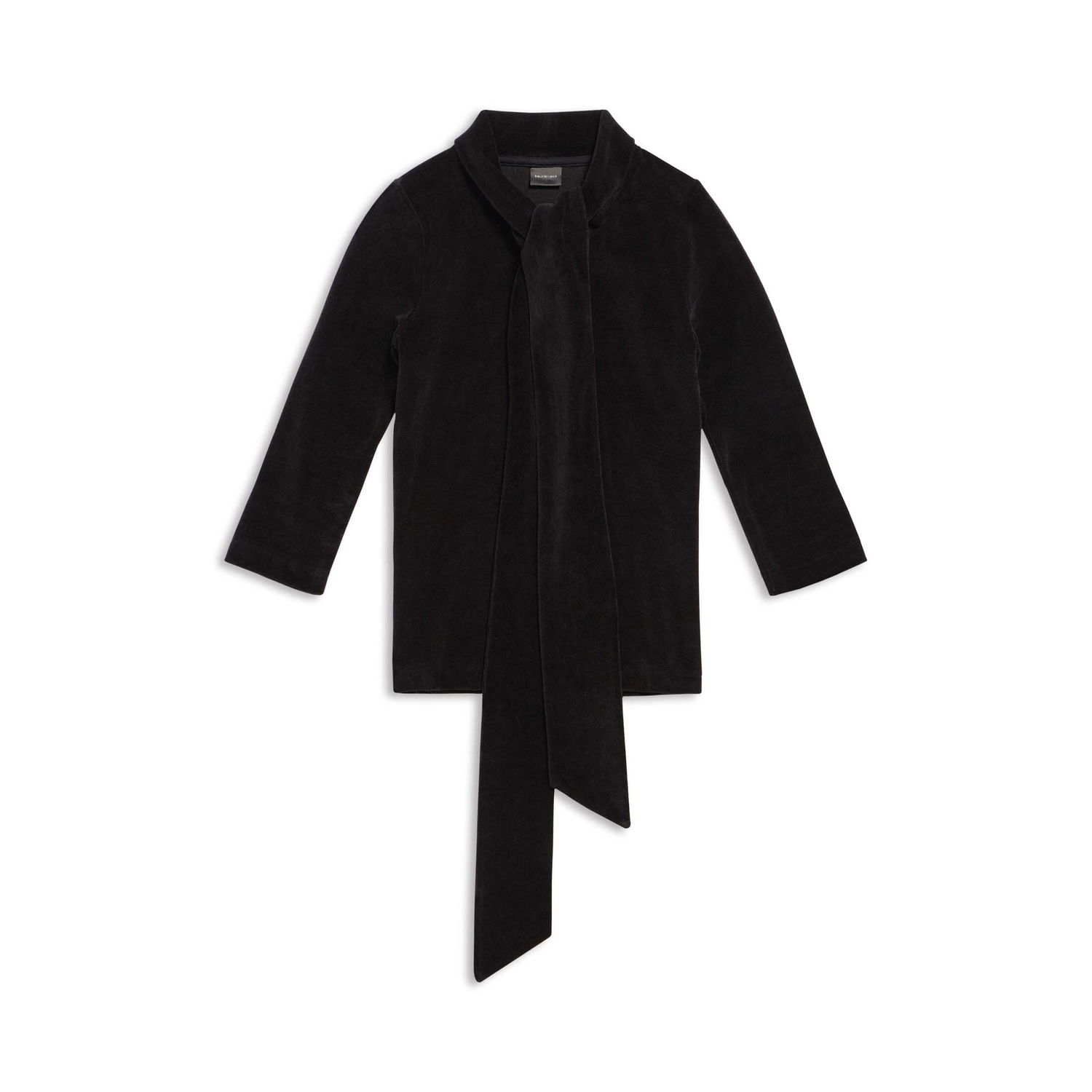 Пуловер Balenciaga Scarf Fitted Turtleneck Черно | 768074TNV611000, 0