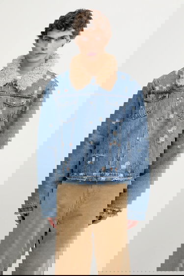 Яке DAILY PAPER Reversible Fur Jacket Oversize Бежово | 2521018, 3