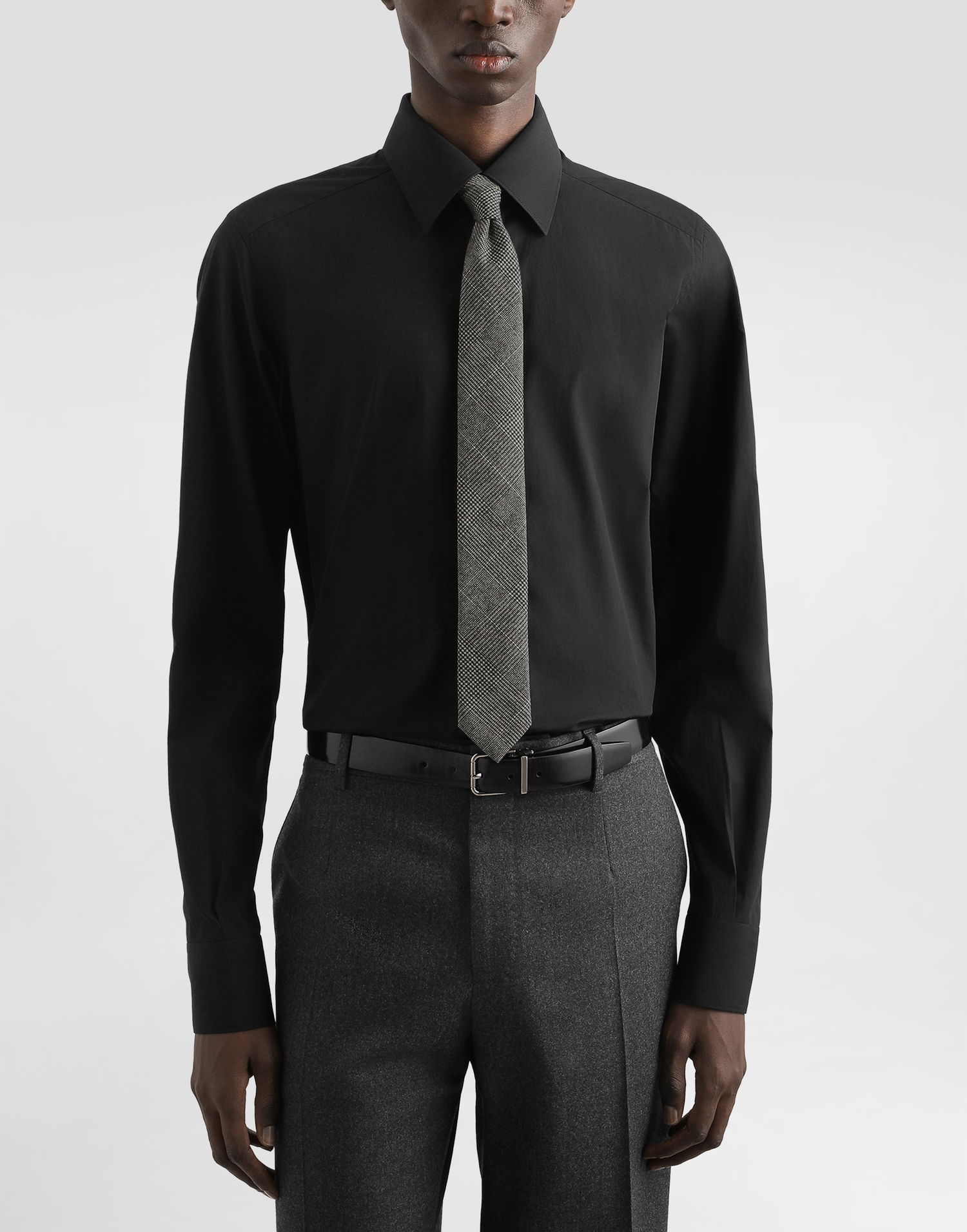 Аксесоари Dolce & Gabbana Dolce & Gabbana Glen Plaid Tie Сиво | GT149EFQBBQS8100, 1