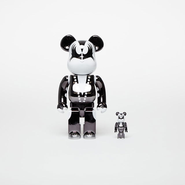 BE@RBRICK KISS DEMON CHROME Ver. 100% & 400% Set