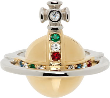Пръстен Vivienne Westwood Solid Orb Multi-Crystal Two-Tone Ring Многоцветен | 6404017P-01P668-, 1