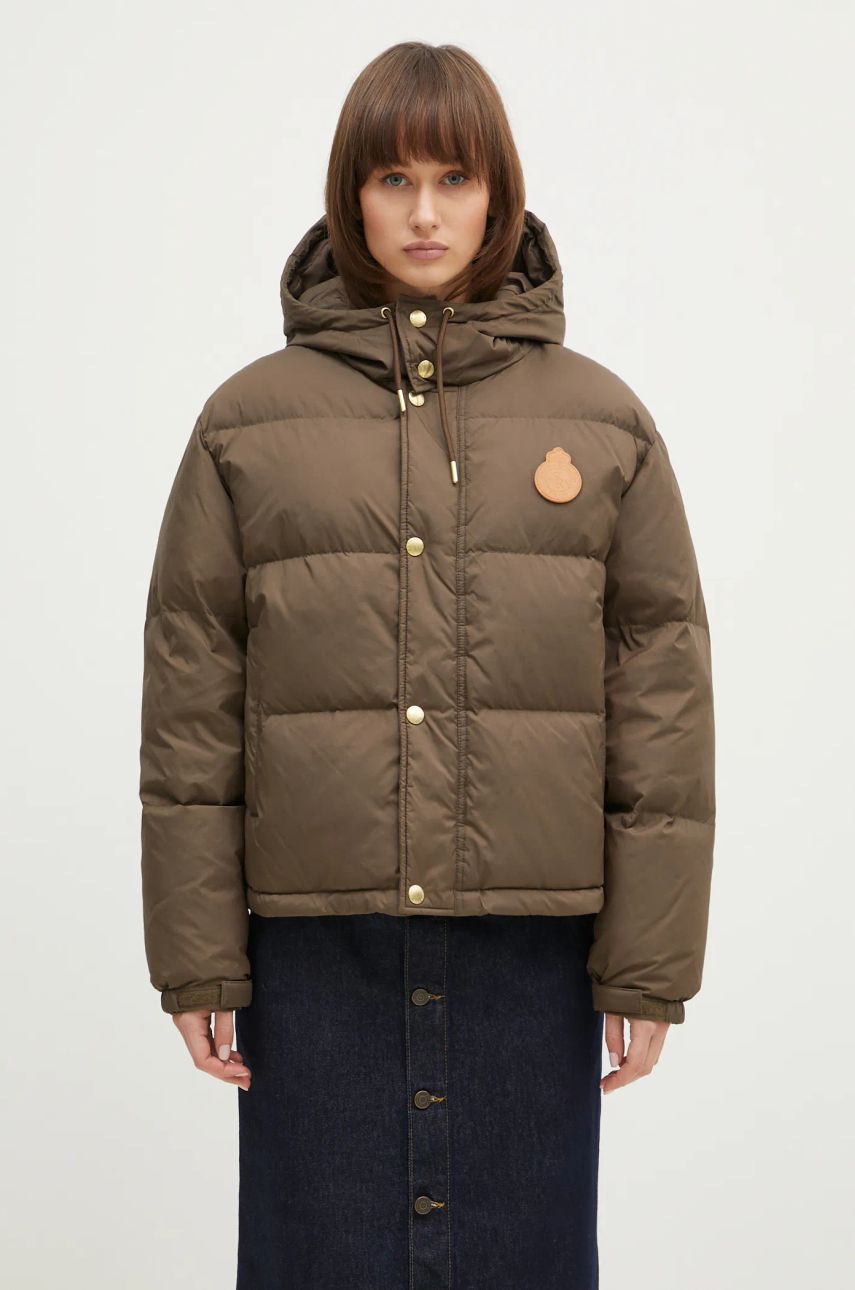 Пухо яке Sporty & Rich Sporty & Rich Crown Puffer Jacket Кафяво | OW020512202BR03, 0