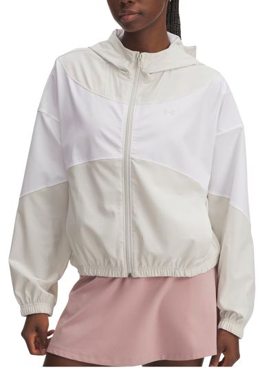 Ветровка Under Armour Rival Color-Block Woven Hooded Full-Zip Jacket Бежово | 6004849-110, 0