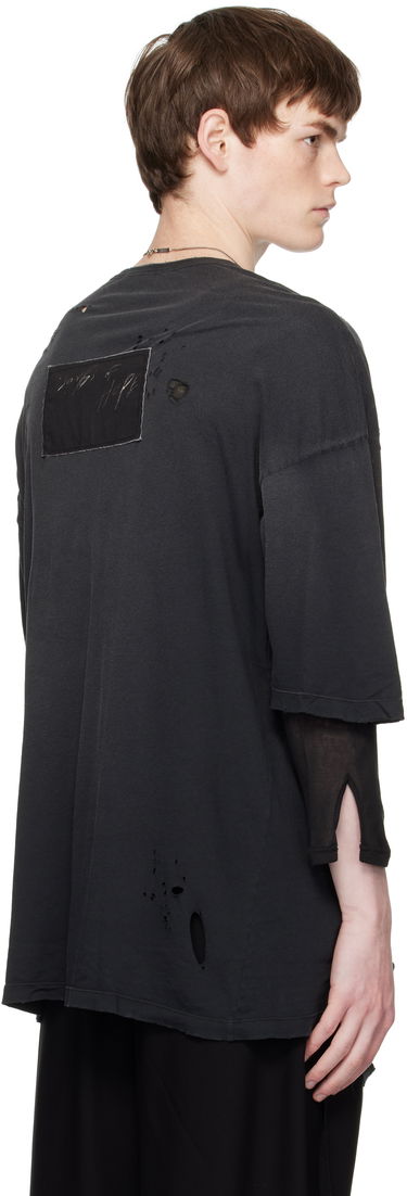 Тениска Ann Demeulemeester Ann Demeulemeester Dieter High Comfort Fit T-Shirt Черно | B0013056-FA638-098, 2