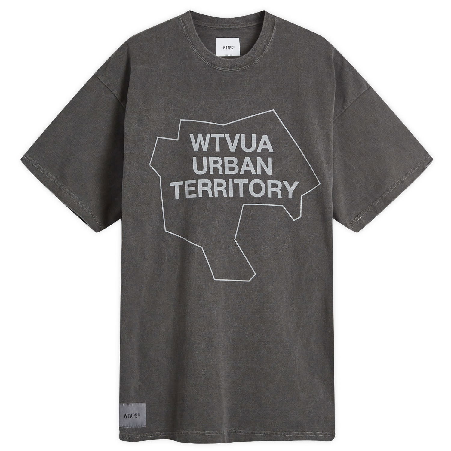 Тениска WTAPS T-Shirt Garment Dyed WTVUA Черно | 242ATDT-CSM04-BLK, 0