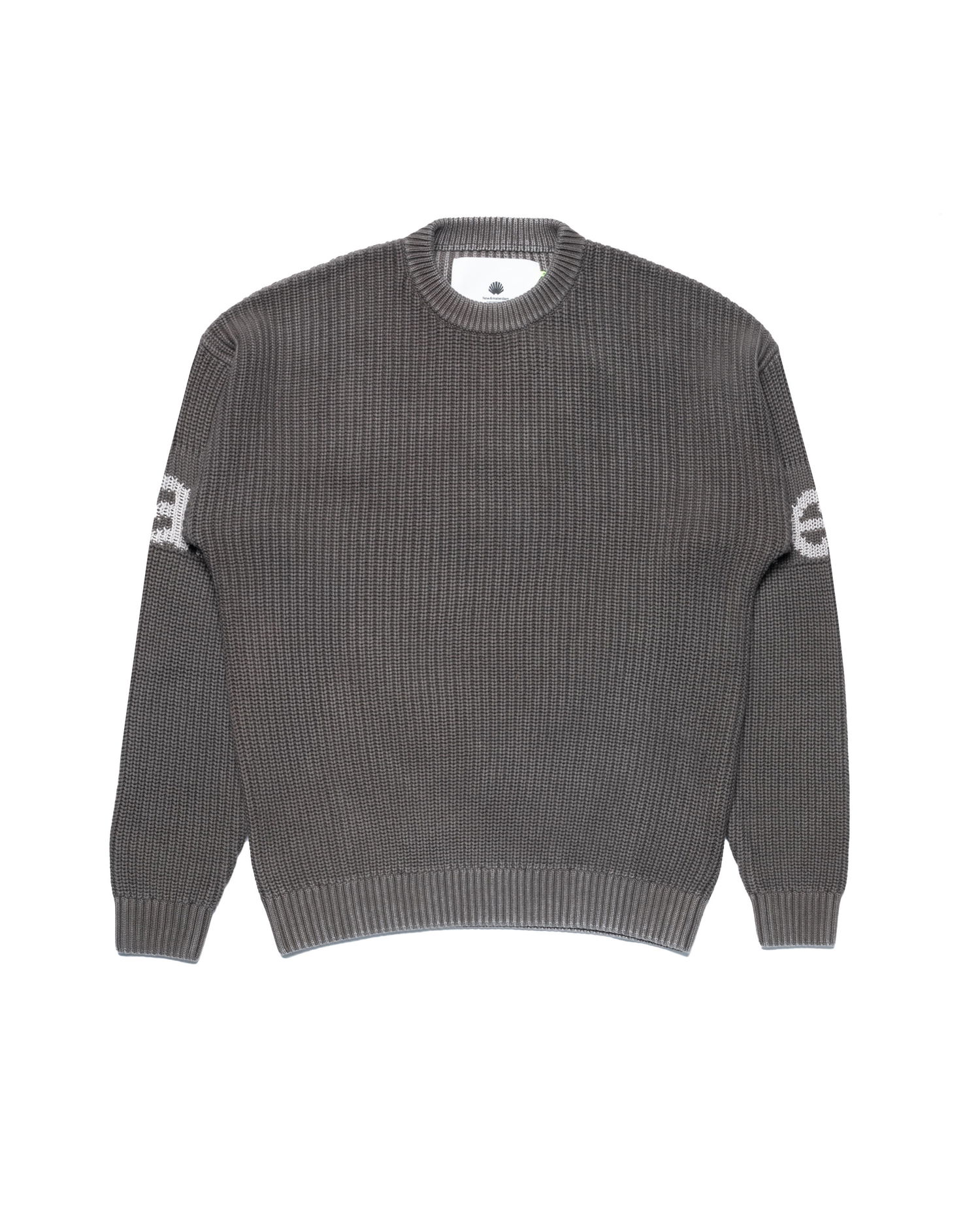 Пуловер New Amsterdam Surf Association New Amsterdam Surf Association Logo Crew Knit Sweater Сиво | 2501108002, 0