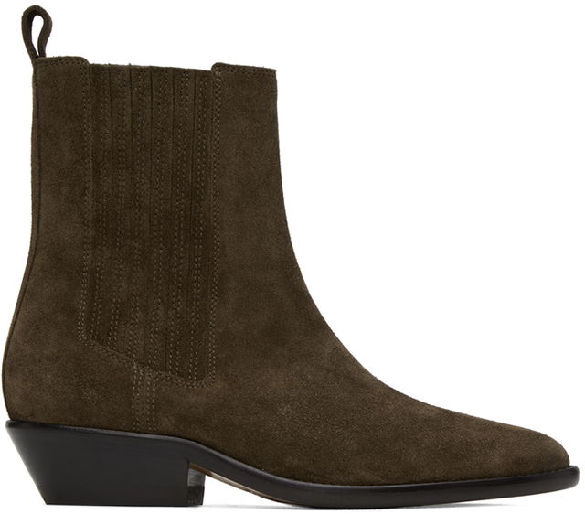 Isabel Marant Delena Suede Chelsea Boots
