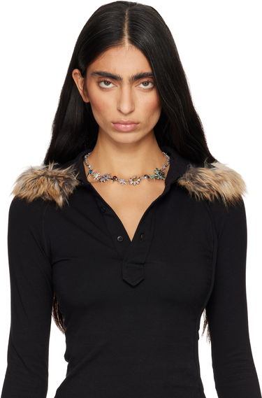 Колие Collina Strada Meadow Multi-Color Gemstone Floral and Star Charm Necklace Многоцветен | XX1091, 1