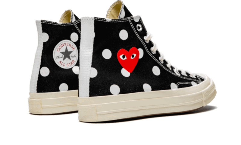 Кецове и обувки Converse Comme des Garçons PLAY x Chuck Taylor All-Star 70s Hi Черно | 157250C, 1