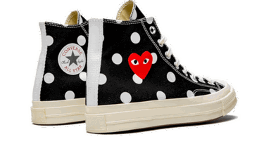Кецове и обувки Converse Comme des Garçons PLAY x Chuck Taylor All-Star 70s Hi Черно | 157250C, 1