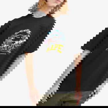 Тениска AAPE by A Bathing Ape AAPE Skate Stamp Tee Черно | AAPTEM1551XXNBKX, 2
