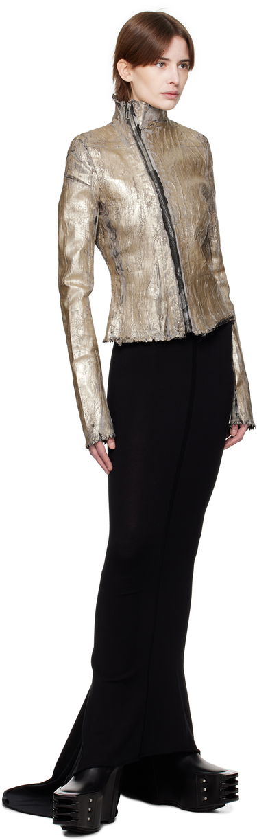 Яке Rick Owens Rick Owens Hollywood Gary Denim Jacket Металик | RP01E7701 SGMC, 3