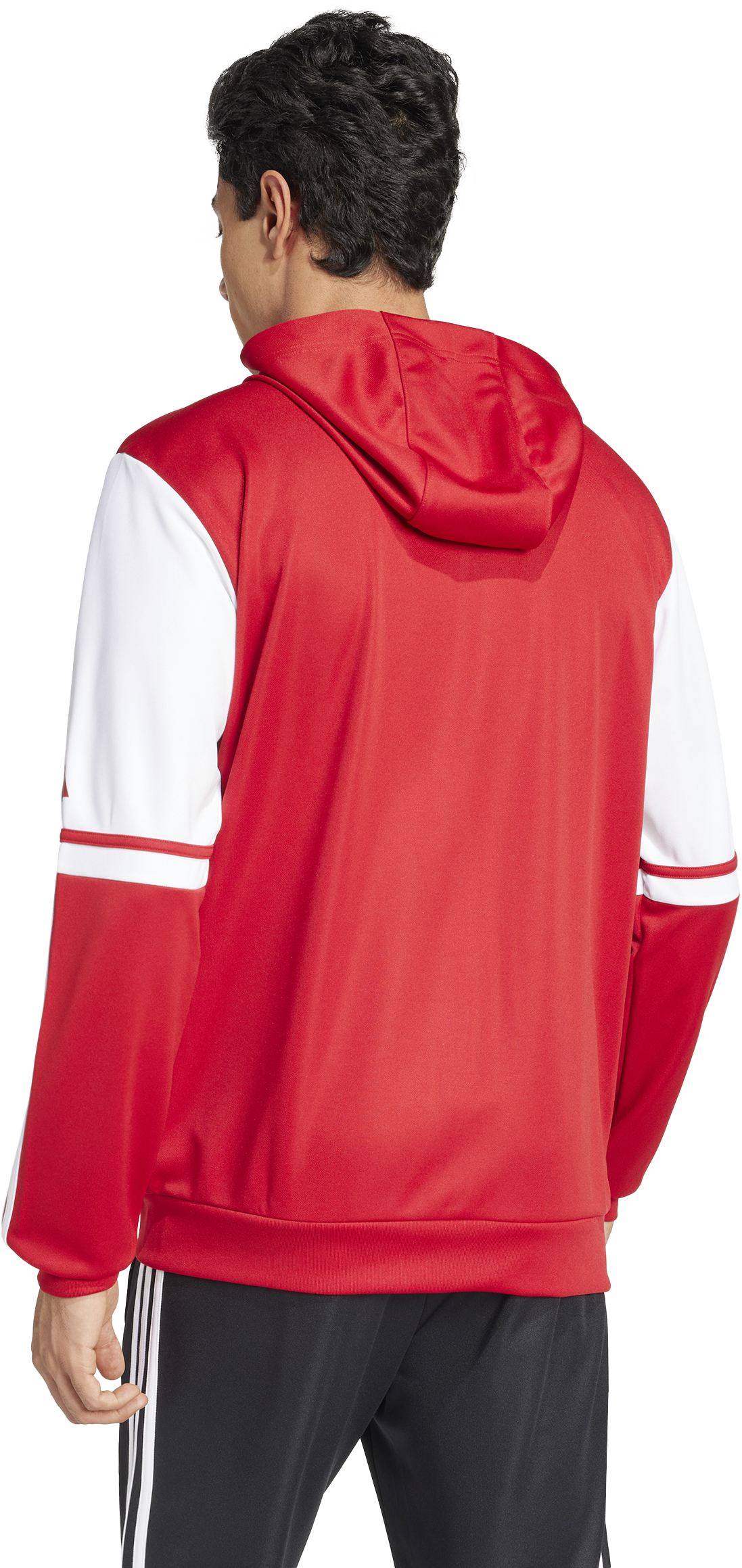 Суитчър adidas Originals SQUADRA25 Hooded Jacket Червено | jd2990, 1