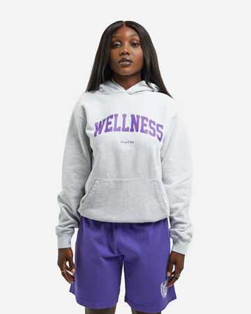 Суитчър Sporty & Rich Wellness Ivy Hoodie Сиво | HO431HG, 0