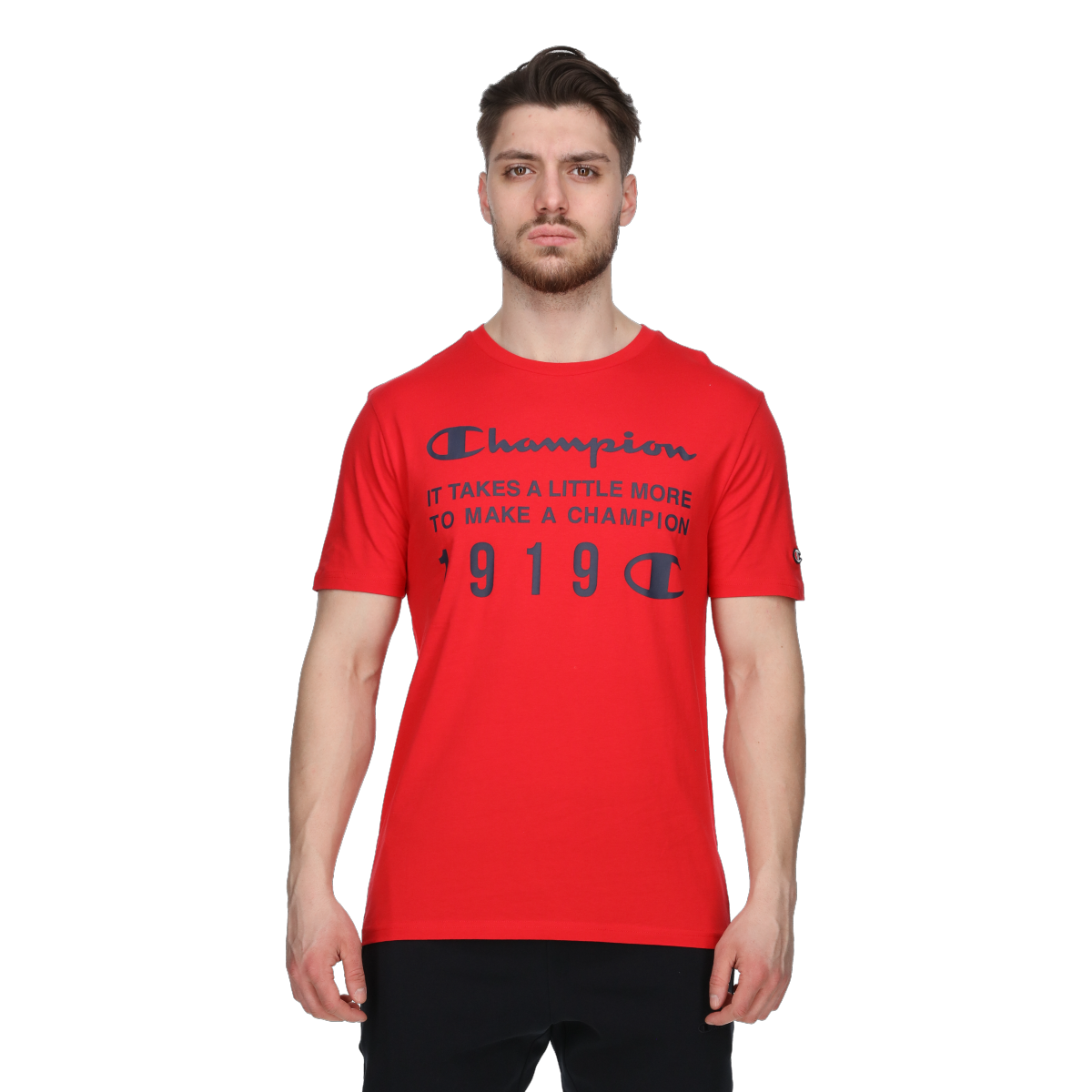 Тениска Champion Crewneck Graphic T-Shirt 1919 Червено | 221508-RS001, 0