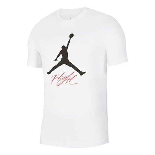Тениска Jordan Jordan Flight Large Logo T-Shirt Бяло | CW0394-100, 0