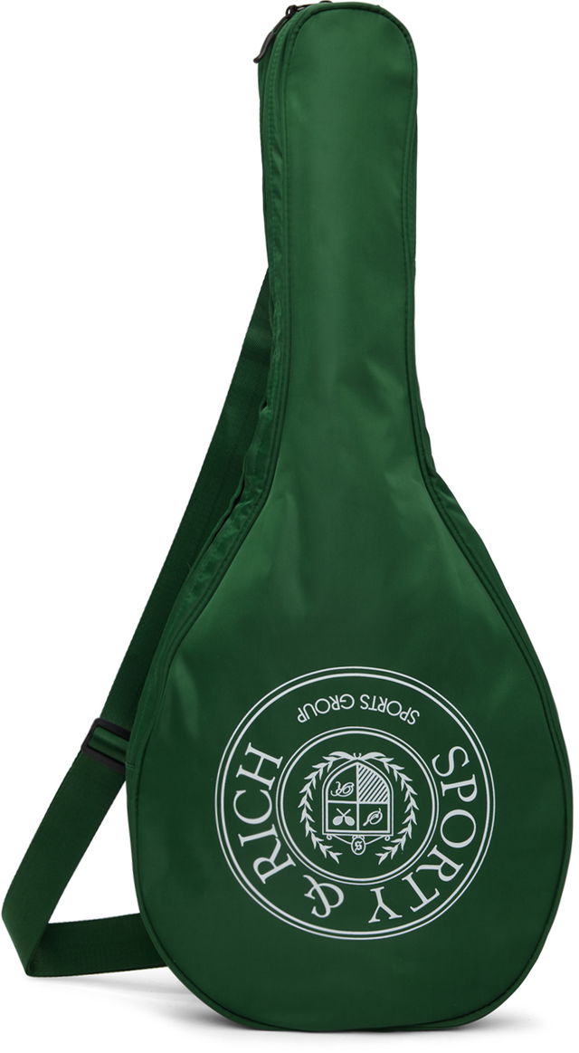 Sporty & Rich Connecticut Crest Tennis Bag