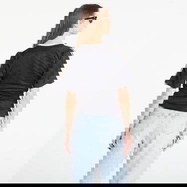 Тениска adidas Originals T-Shirt Rouched V-Neck Short Sleeve Черно | KC9123, 2