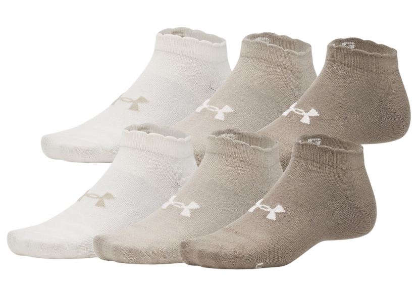 Чорапи Under Armour Under Armour Essential 6-Pack Low Cut Socks Бяло | 1386239-200