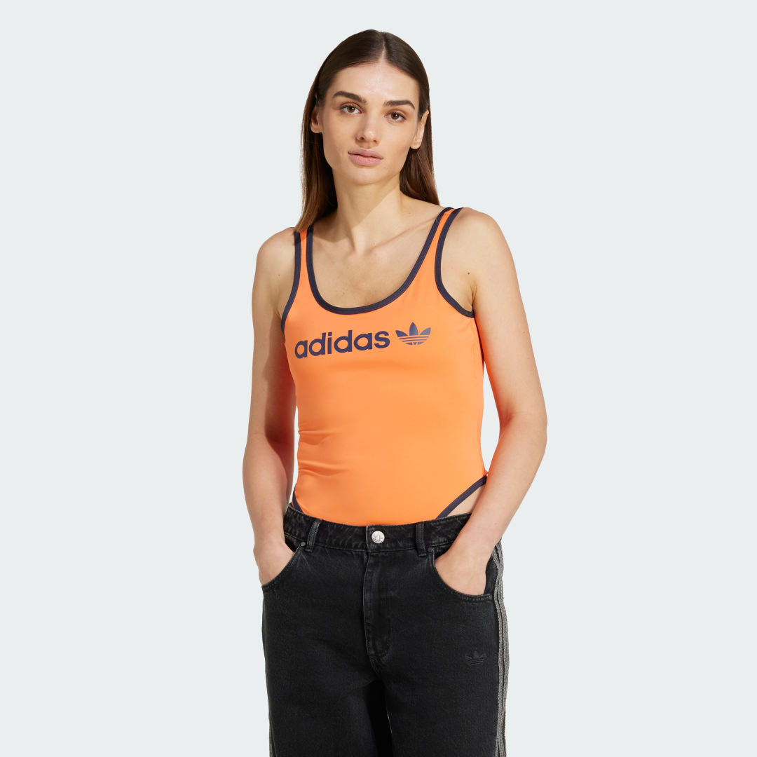 боди adidas Performance Women's Linear Logo Bodysuit Оранжево
 | JC7767, 0