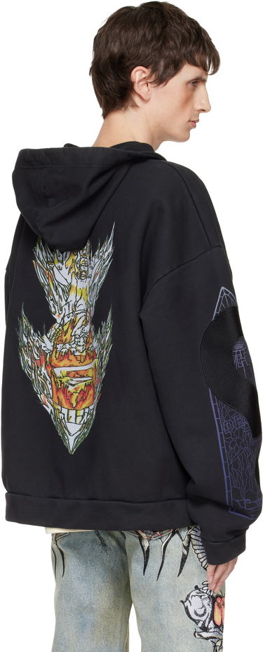 Суитчър Who Decides War Engulfed Memories Zip Up Hoodie Черно | 111015002FW25, 2