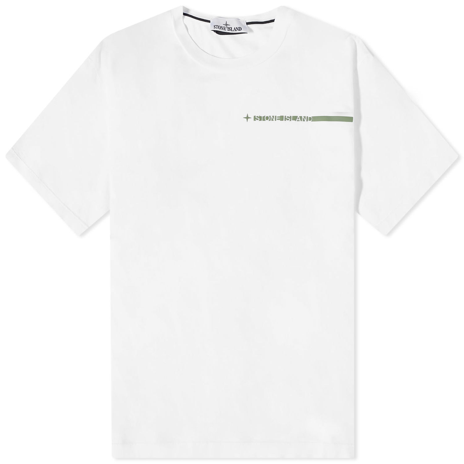 Тениска Stone Island Micro Graphics Three Tee Бяло | 78152NS83-V0001, 0