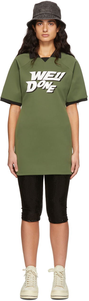 Поло тениска We11done We11done Raglan Sports Dress Зелено | WD-TO1-22-555-W-KK, 0
