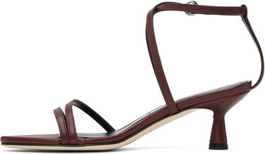 Аксесоари Aeyde Aeyde Maeve Leather Heeled Sandals Бургунди | A11-HS-PRAR55ST156-SS25-955-007, 2