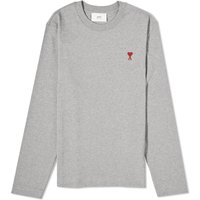 Тениска AMI Small A Heart T-Shirt Сиво | UTS205-726-055, 1