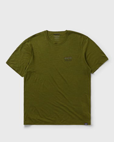 Тениска Patagonia Capilene Cool Merino Blend Graphic T-Shirt Зелено | 44590-FZPN, 0
