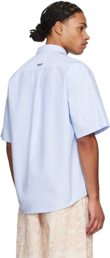 Риза KENZO Pop Crest Oxford Shirt Синьо | FF55CH1279LO, 2