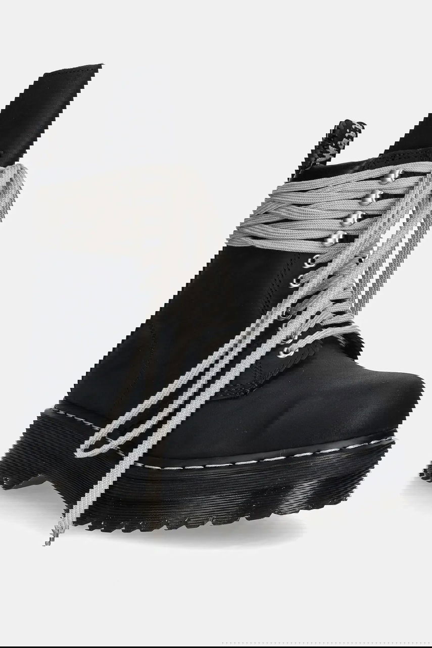 Кецове и обувки Rick Owens Rick Owens DRKSHDW x Dr. Martens Quad Sole Steel Toe Platform Boot Черно | DW02E6813.9001, 0