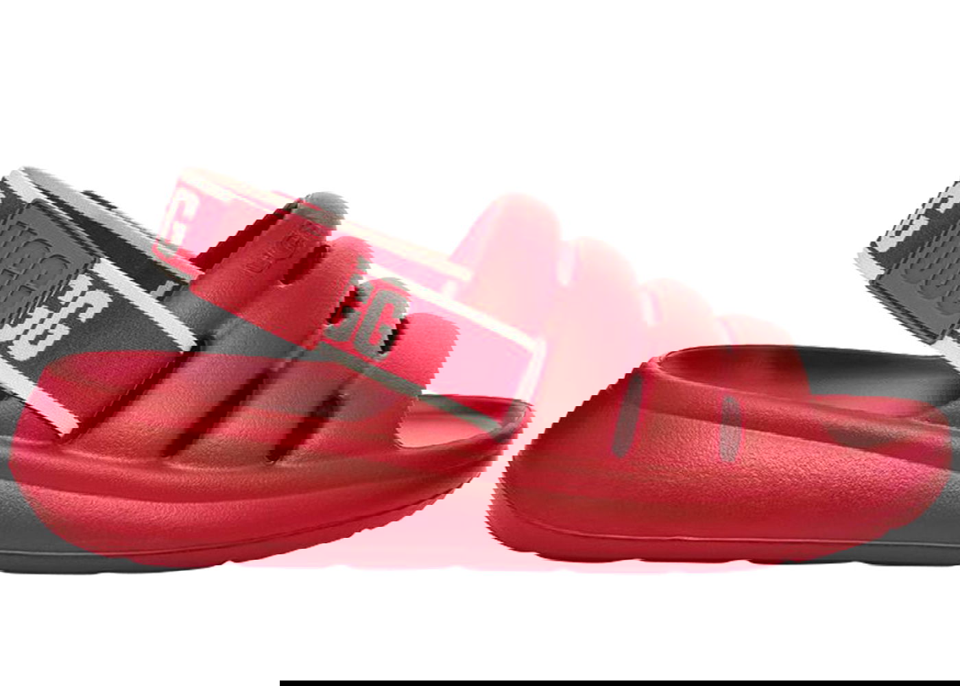 Кецове и обувки UGG Sport Yeah Slide Samba Червено | 1126811-SBR, 0