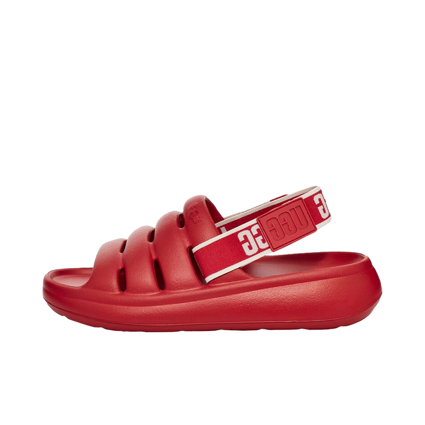 Кецове и обувки UGG Sport Yeah Slide Samba Червено | 1126811-SBR