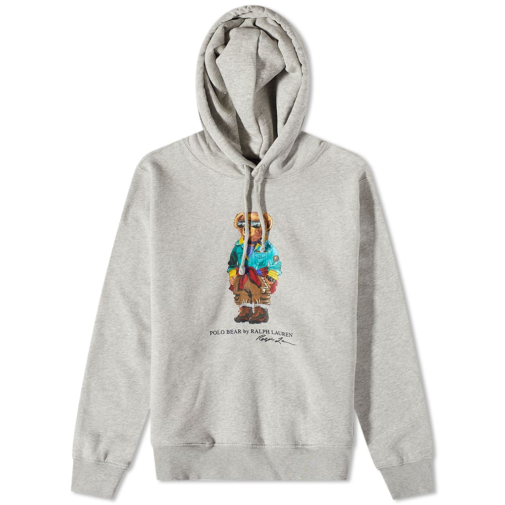 Суитчър Polo by Ralph Lauren Outdoor Bear Popopver Hoody Сиво | 710853309021, 0