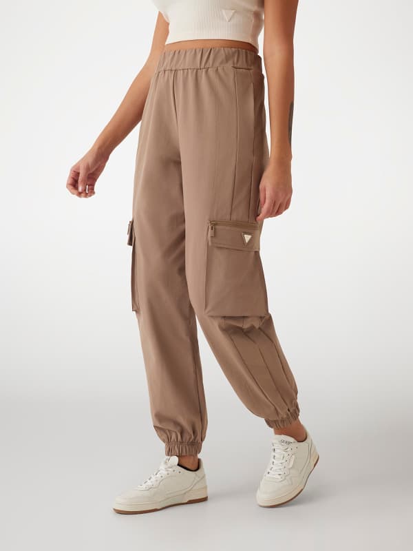 Карго панталони GUESS Cargo Jogger Pants Кафяво | V5RB10WGUK0