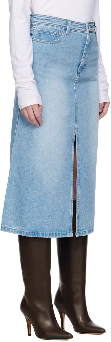 Пола A.P.C. A.P.C. Georgia Denim Midi Skirt Синьо | COHIC-F06423, 1