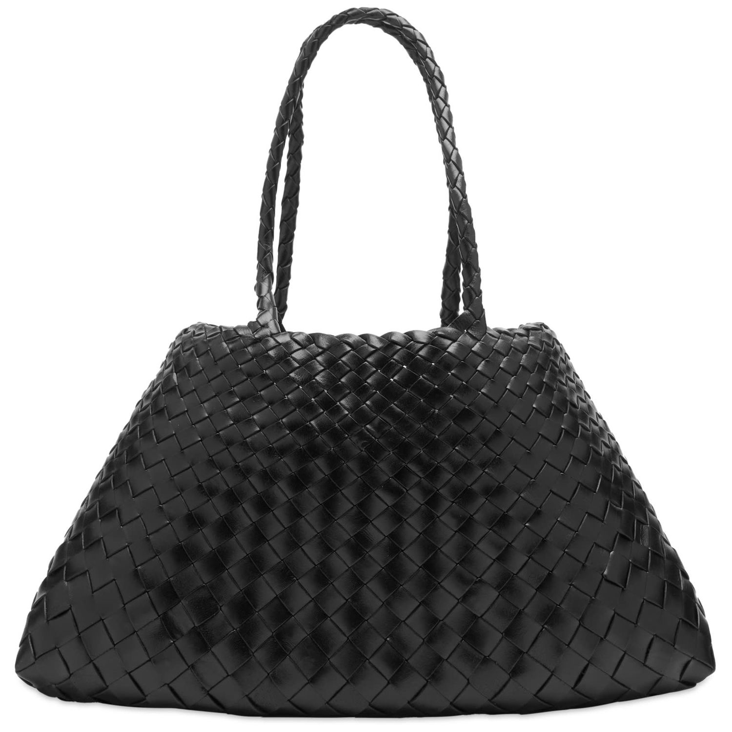 Дамска чанта Dragon Diffusion Santa Croce Large Bag Черно | 8892-BLACK, 0