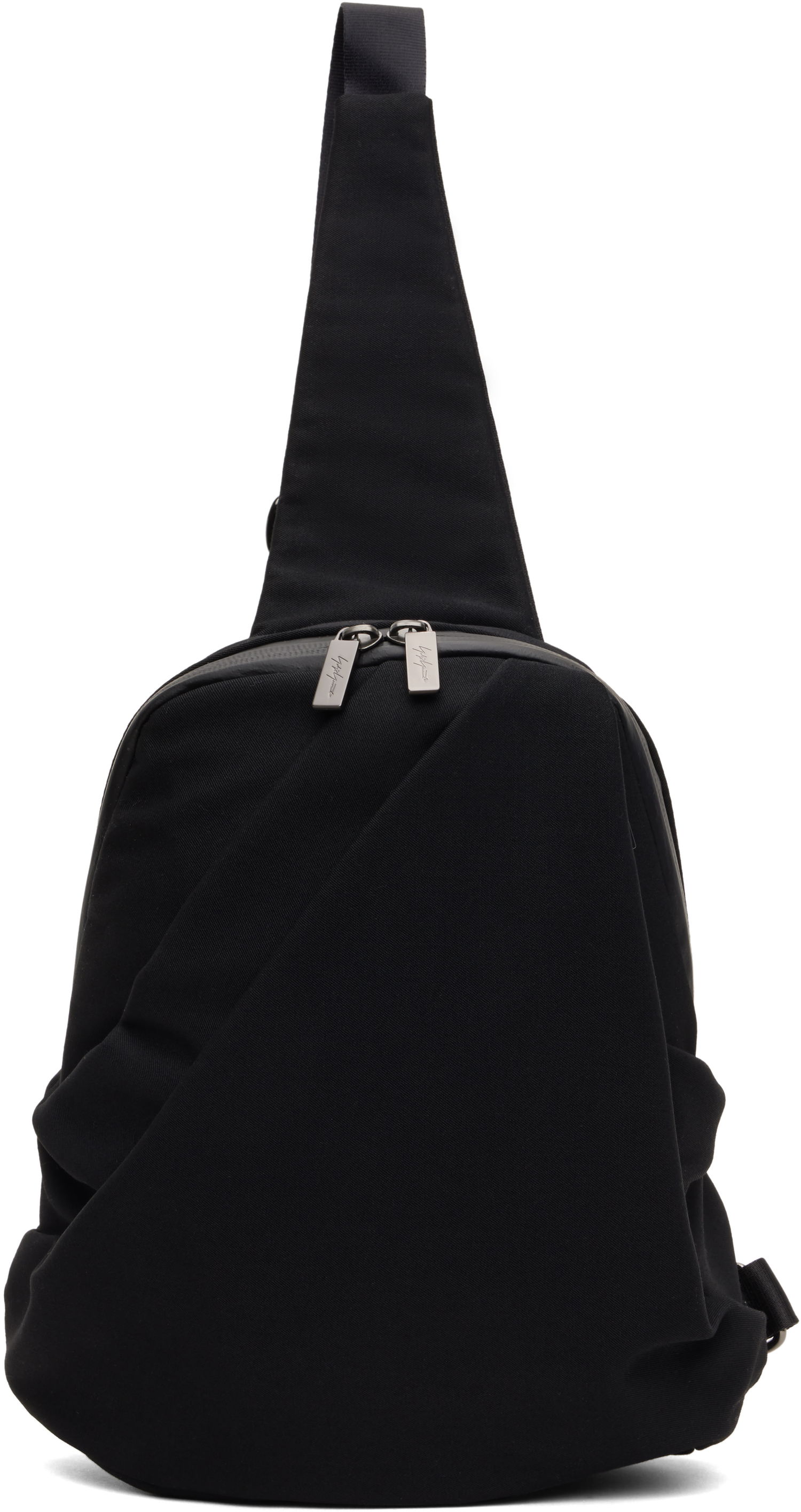 Чанта през рамо Yohji Yamamoto YOHJI YAMAMOTO Tuck Sling Backpack Черно | HP-I06-860, 0