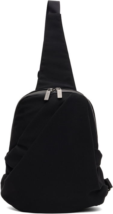 Чанта през рамо Yohji Yamamoto YOHJI YAMAMOTO Tuck Sling Backpack Черно | HP-I06-860, 0
