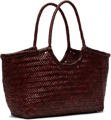 Голяма пазарска чанта Dragon Diffusion Dragon Diffusion Nantucket Big Woven Tote Bag Бургунди | 8822, 2